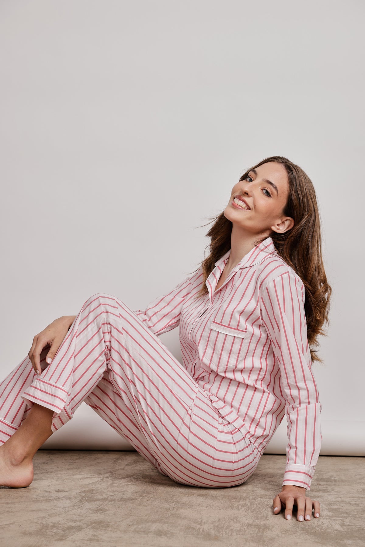 Alessandra Stripes Red